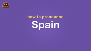 how to pronounce Spain 【FIFA】 [upl. by Ap]