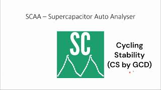 SCAA  Cycling Stability by GCD [upl. by Benildis417]