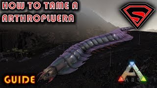 ARK HOW TO TAME A ARTHROPLUERA 2019  NO GHILLE ARMOR OR BUG REPELLANT NEEDED [upl. by Ellennad]