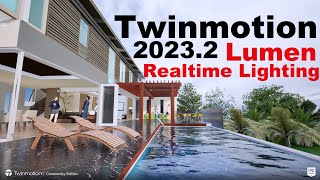 Twinmotion 20232 Preview 1  With New Rendering Features Lumen [upl. by Irwin230]