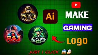 Make Your Gaming Logo By AI 😱  How To Make Gaming Logos 2024 [upl. by Prowel60]