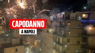 Capodanno a Napoli il silenzio e poi il boato dei festeggiamenti allo scoccare della mezzanotte [upl. by Deaner286]