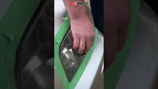 How To Use A Headlight Restorer shorts [upl. by Yahsram]