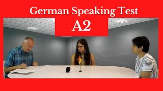 German Speaking Test Goethe A2 Mündliche Prüfung Goethe A2 2024 [upl. by Fitz]