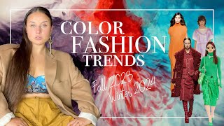 Color Fashion Trends Fall 2023 Winter 2024 Runway Highlights and Styling Ideas [upl. by Zampino255]