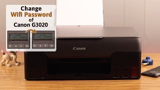 Canon Pixma Printer How to Manually Change WiFi Password [upl. by Kyte]