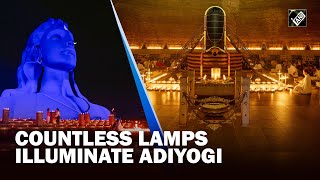 Tamil Nadu Isha Ashram illuminates with countless lamps on Karthigai Deepam festival [upl. by Blythe]