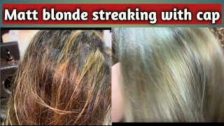 Highlights and cap streaking full method step by step [upl. by Eilojne]