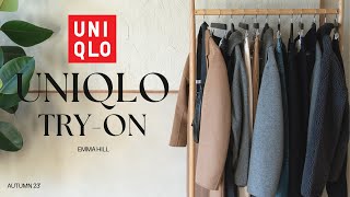 Uniqlo Autumn Try On  Knits Coats Denim amp More [upl. by Norb]