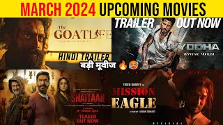 Top 10 Upcoming Movies In March 2024  Upcoming Big Bollywood amp South Indian Films March 2024 [upl. by Harobed]