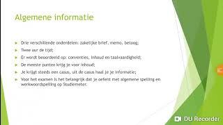 Examen schrijven 3F [upl. by Caton787]