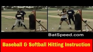 Baseball amp Softball Hitting Instruction amp Drills – How to Increase Bat Speed – Batspeedcom [upl. by Anahpos]