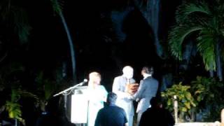 Johnny Depp receives Career Achievement Award from Bahamas International Film Festival BIFFMPG [upl. by Lerner822]