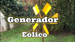 Generador eólico paso a paso tutorial como se hace [upl. by Vano9]