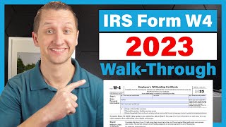 How to fill out the IRS Form W4 2023 [upl. by Dranyer]