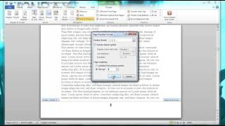 Page Numbers Starting at a Specific Page in Word 2010 [upl. by Shoifet]