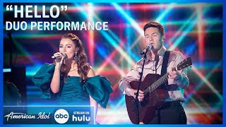 Jack Blocker amp Emmy Russell Perform quotHelloquot by Lionel Richie  American Idol 2024 [upl. by Aniz825]