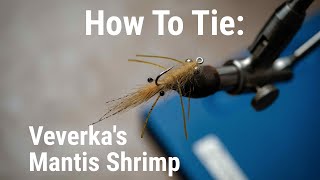 How To Tie Veverkas Mantis Shrimp Fly  A Bonefish Treat [upl. by Arriec390]