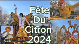 FÊTE DU CITRON 2024  17 FEBRUARY [upl. by Beaner535]