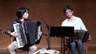 Bandoneon Accordion Jazz Duo Autumn Leaves [upl. by Roseanna47]