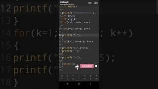 How to make pattern coding How to learn c coding c coding kaise sikhe in hindi [upl. by Leiria507]