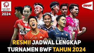 Ada Olimpiade Dan Thomas Uber Cup 2024 Jadwal Lengkap Turnamen Bulu Tangkis BWF 2024 calendarbwf [upl. by Weigle]