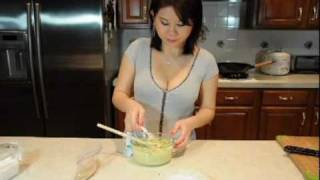 How to make Chinese Green Onion amp Egg Pancake 葱花蛋饼 [upl. by Ramak]