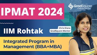 IPMAT Rohtak 2024  IIM Rohtak IPM Program Information Important Dates Eligibility [upl. by Vassar]