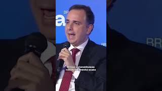 EM DEBATE COM GILMAR MENDES RODRIGO PACHECO SOBE O TOM CONTRA O SUPREMO [upl. by Atikihs]