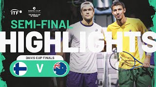 Highlights Otto Virtanen FIN v Alexei Popyrin AUS  Davis Cup Finals 2023 [upl. by Azriel670]