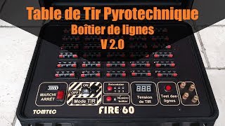 Fabrication dune table de Tir pyrotechnique programmable V20 [upl. by Carothers]