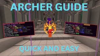 ARCHER GUIDE 2023 Hypixel Skyblock [upl. by Aleunamme]