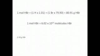 Calcular partículas a partir de gramos [upl. by Idihc181]