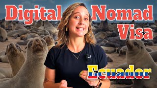 Ecuador Digital Nomad Visa  Quick Summary [upl. by Roleat]