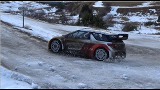 Test Loeb rallye MonteCarlo 2015 DS3 WRC HD [upl. by Saidnac]