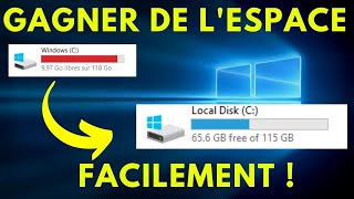 COMMENT LIBÉRER DE LESPACE DISQUE DUR SUR SON PC  WINDOWS 10 11 81 8 7 ET XP [upl. by Emmaline]