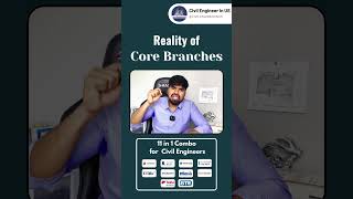 Reality Of Core Branches  Civil engineering in US [upl. by Eidissac]