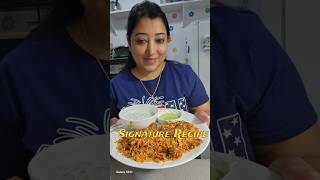 Meri Signature Recipe 😋  Chicken Dum Biryani  shorts viralshorts makingfood recipe america [upl. by Gad]