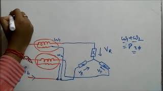 Two Wattmeter Method for Power Measurement  Problem 1  Three Phase Circuits [upl. by Annaeed121]