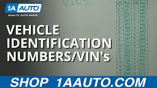 Decoding and Understanding Vehicle Identification Numbers  VINs [upl. by Ainahtan]