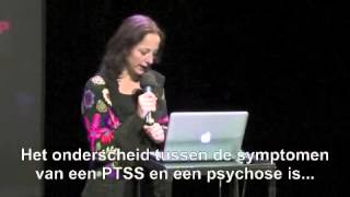 Mw drs B van der Vleugel over trauma psychose en PTSS [upl. by Hildagard]