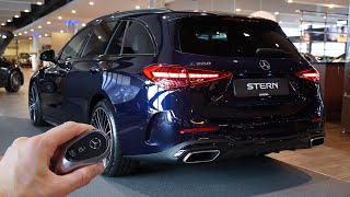 2022 Mercedes C Class Estate 204hp  Sound amp Visual Review [upl. by Aydin]