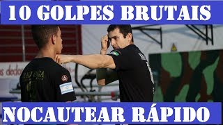 10 golpes para NOCAUTEAR FÁCIL  Defesa Pessoal Krav Maga [upl. by Akilaz788]