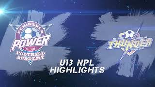 U13 NPL v SWQ Thunder [upl. by Aela]