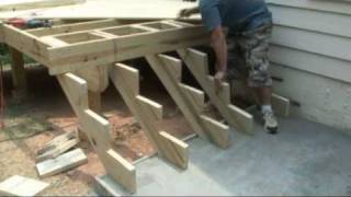 How to build deck stairs  Deckscom [upl. by Yeliab244]