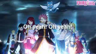 Fairy Tail Opening 1 Tv Size Karaoke  Funkist Snow Fairy [upl. by Auohc]