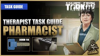 Pharmacist 1212 Carbon Case  Therapist Task Guide  Escape From Tarkov EFT [upl. by Flessel487]