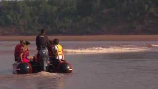 Tidal Bore Rafting Shubenacadie  Nova Scotia Canada [upl. by Sikram]