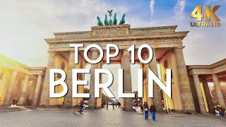 TOP 10 Things to do in Berlin  Germany Travel Guide in 4K [upl. by Arutak]