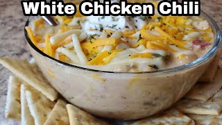 White Chicken Chili easydinner [upl. by Eniarda]